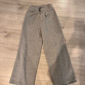 Zara straight leg Gray Sweatpant Trousers S